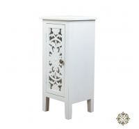 Jessie 1 Door Cabinet - White