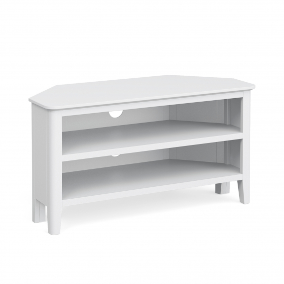 Richmond Corner TV Unit - White