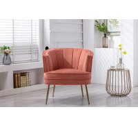 Brinley Chair - Rose Velvet