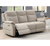 Hudson Power 3 Seater - Sand