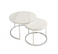 Florence Coffee Table Set - White