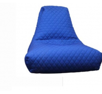 Quilted Bean Bag - Blue