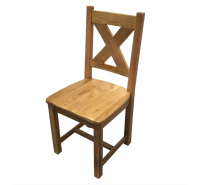 Castle Oak Dining Chair - Solid Seat