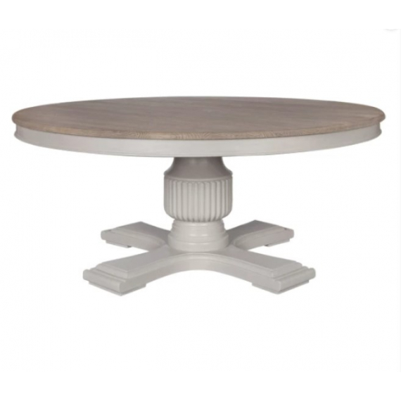 Sofia 1.2m Round Dining Table Hardwick/Rustic Brown