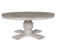 Sofia 1.2m Round Dining Table Hardwick/Rustic Brown
