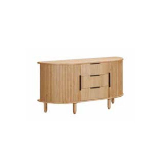 Lillie Curved Sideboard