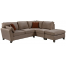 Franklin Sectional Corner Sofa with Ottoman