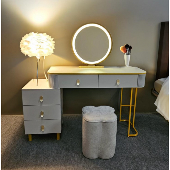 Dressing Table Set - White