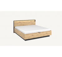 Quant 160cm King Size Ottoman Bed - Oak Artisan (LED included)