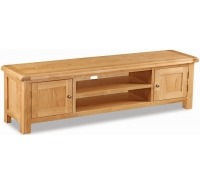 Sally Oak Extra Large Low Line TV Unit 1800