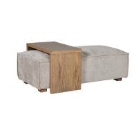 Chatsworth Ottoman and Coffee Table Set Mink