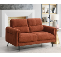 Corsica 2 Seater Fabric Sofa - Terracotta