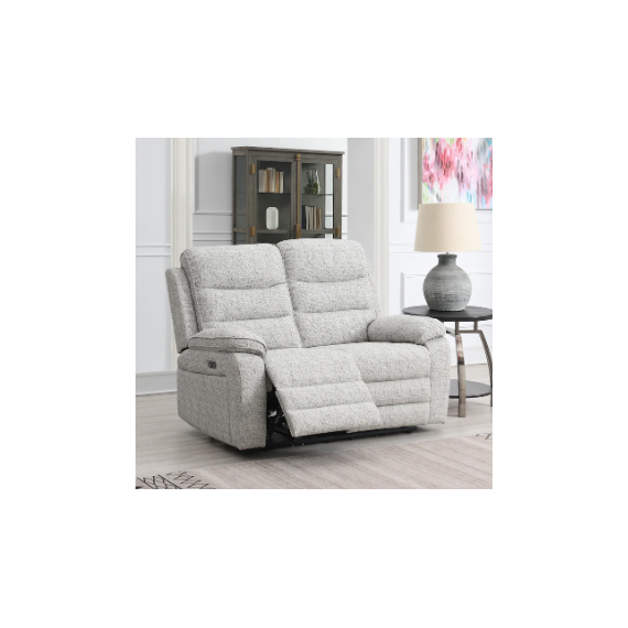 Bradley 2 Seater - Electric Recliner - Light Grey
