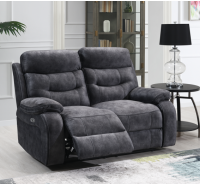 Louise 2 Seater- Electric Recliner - Dark Grey