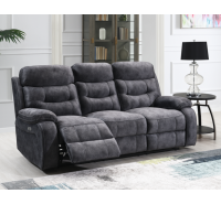 Louise 3 Seater - Electric Recliner - Dark Grey