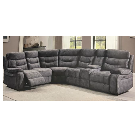Louise Corner - Electric Recliner - Dark Grey