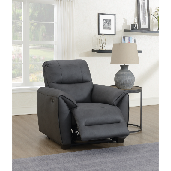 Freeman Armchair - Electric Recliner - Dark Grey