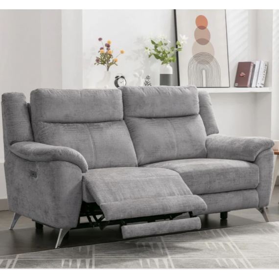 Norma 3 Seater (Electric Reclining) - Fossil