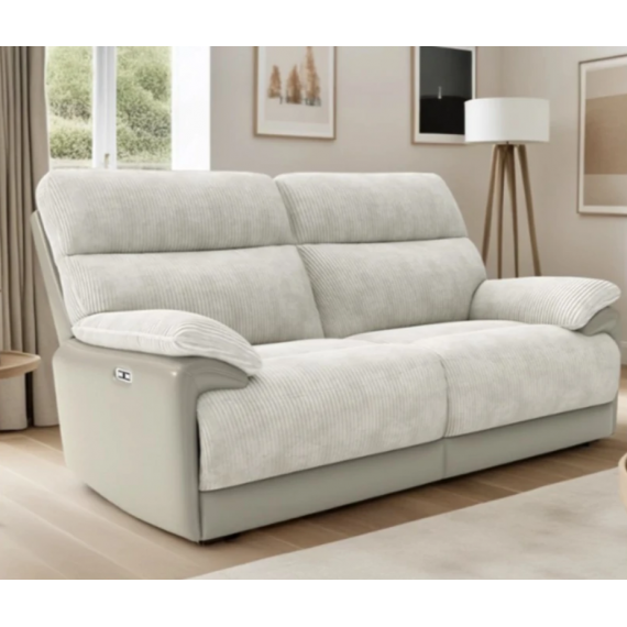 Kennedy 2 Seater - Electric Recliner - Beige
