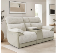 Kennedy Electric Recliner 2 Seater with Console & Wireless Charger