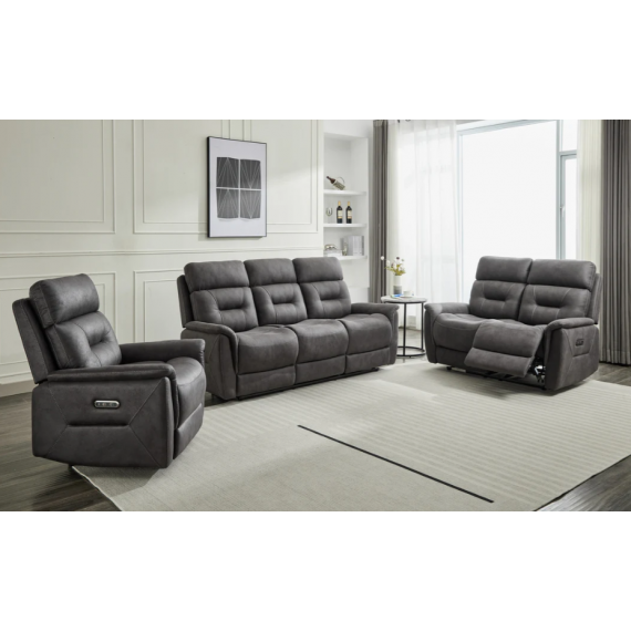 Hazel Electric 3 Seater Power Recliner