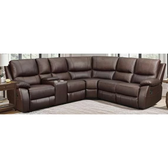 Luke Sectional Corner Sofa - Manual Recliner