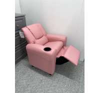 Kids Recliner with Cup Holder - Pink
