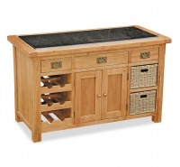 Sally Oak Kitchen Island