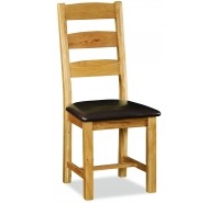 Sally Oak Ladder-Back Dining Chair