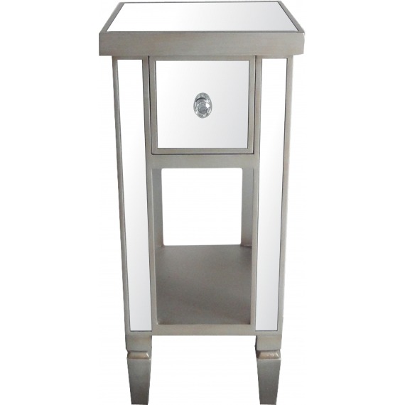 Mirrored Mini Side Table