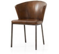 Retro Curve Industrial Dining Chair