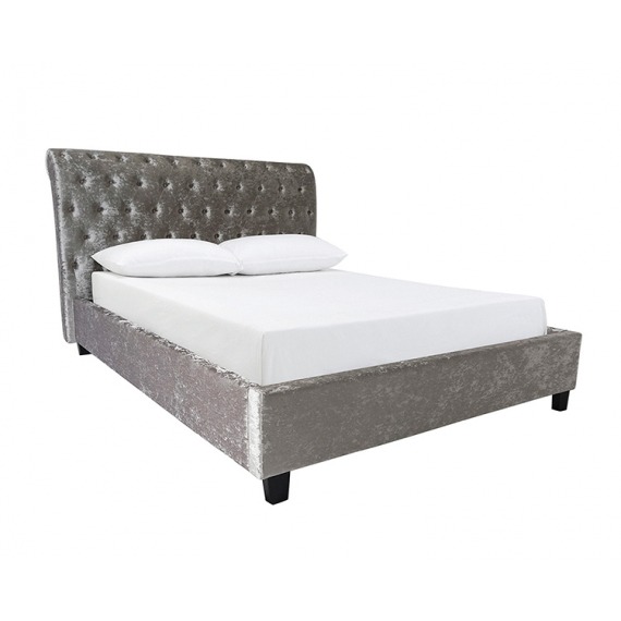 Regal Crushed Velvet Bed