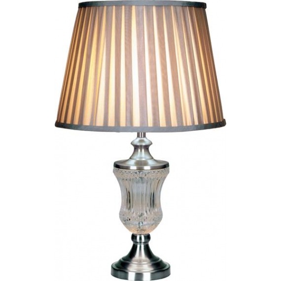 Riley Grey Glass Table Lamp