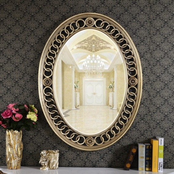 Large Oval Mirror