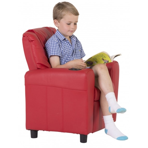 Kids Recliner with Cup Holder