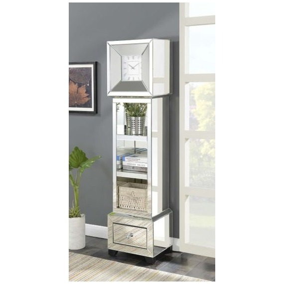 Contemporary Glass Grandfather Clock