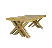 Cologne 2.7m Dining Cross Leg Table