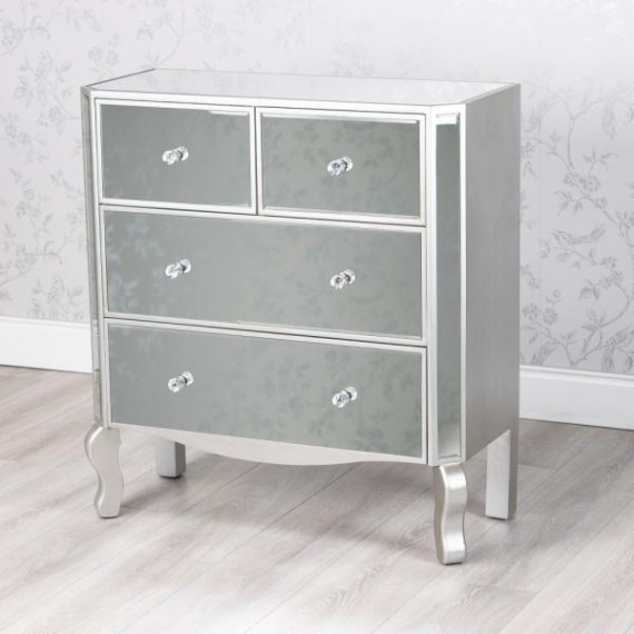 Bowen Mirrored Glass Dressing Chest