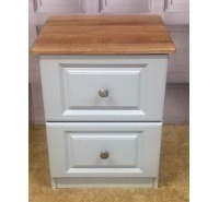 Hannah 2 Drawer Bedside Locker