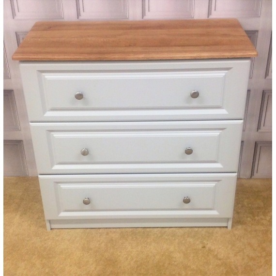 Hannah 3 Drawer Deep Chest of Drawers