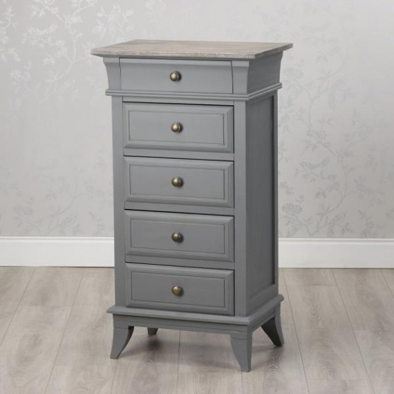 Basildon 5 Drawer Tallboy Chest Of Drawers