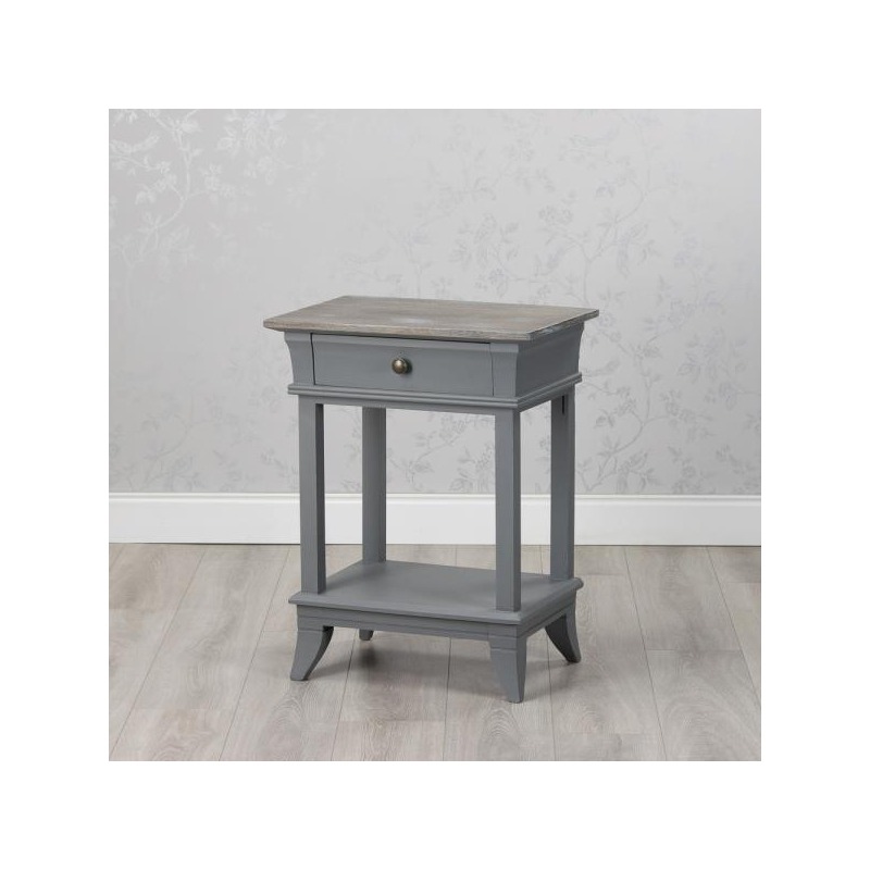 Basildon Side Table With Drawer Shelf
