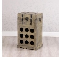 Vintage Wine Holder Storage Chest