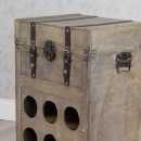 Vintage Wine Holder Storage Chest