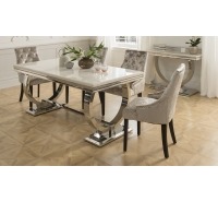 Luna Marble 1.8m Dining Table