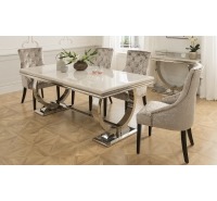 Luna Marble 2m Dining Table