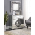 Hallmark 2 Door 1 Drawer Chest & Square Mirror Set