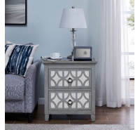 Lyra 2 Drawer End Table