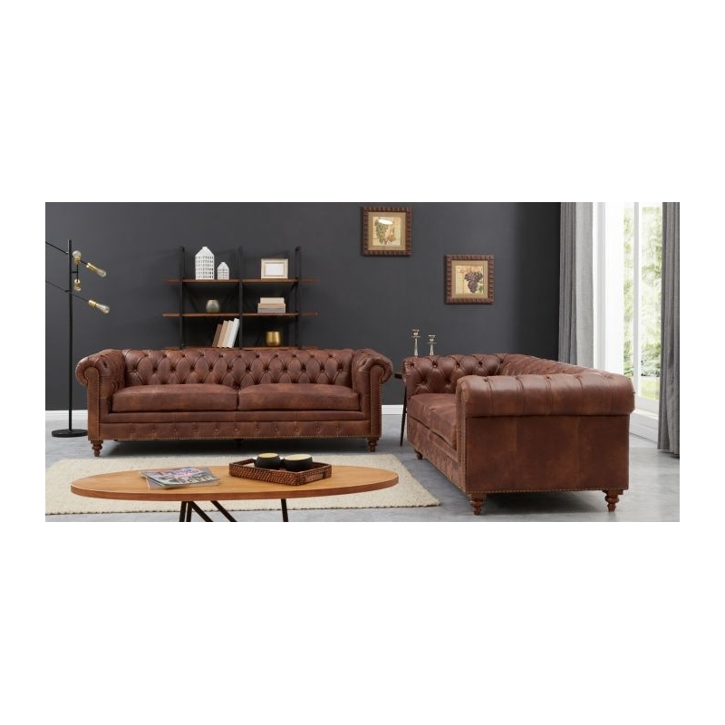 Westbury 3 2 Seater Suite Brown Leather, Westbury Leather Sofa
