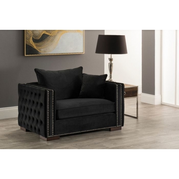 Moscow Snuggle Chair Black